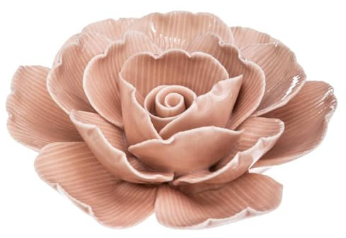 Atmosphera - Fleur Poésie - céramique - D10 cm - Rose