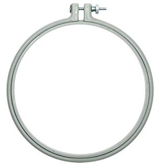 Rico Design GmbH Stickring - rund aus Kunststoff - Durchmesser: ca. 15cm