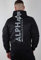 ALPHA INDUSTRIES Herren MA-1 ZH Back Print Bomberjacke, Black/Reflective, S