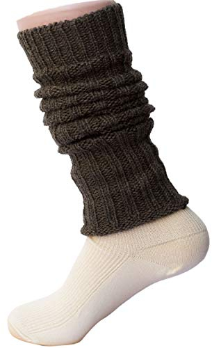 Hirsch Natur, Beinstulpen, 100% Wolle (kbT) (Braun)