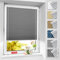 BelleMax Plissee ohne Bohren verdunkelung, Thermo Plisseerollo Klemmfix, Grau 60x140cm(BxH), Verdunklungsplissee 100% lichtundurchlässig für Fenster, Blickdicht Sichtschutz Sonnenschutz