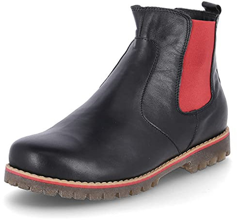Andrea Conti Damen Stiefelette 0342846, Schwarz Rot ,42 EU