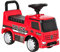 HOMCOM Rutscherfahrzeug Rutscherauto Babyrutscher Kinderfahrzeug lizenziert von Mercedes ANTOS-LKW-Stil mit Licht für Kinder von 12 bis 36 Monaten Metall PP-Kunststoff Rot+Schwarz 62,5x28,5x45cm