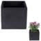 Vilde Pot de fleurs carré pour jardin extérieur résistant aux intempéries 20 x 20 x 17,5 cm