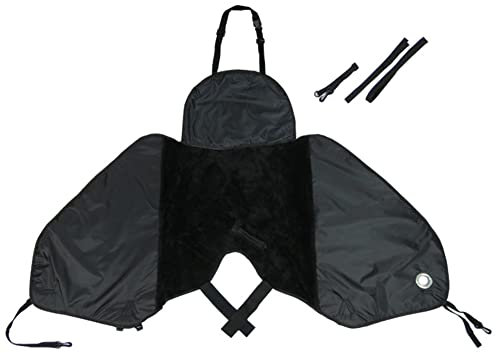 Surakey Motorroller Beinschutz | Rollerdecke Winter | Regenschutz/Nässeschutz für Roller | Regenschutz Roller für alle Motorroller Universelle Größe, Schwarz
