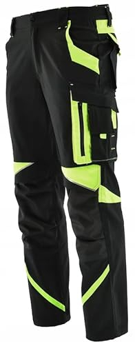 KEILOR Flexible Arbeitshose Herren Arbeitshose mit Kniepolstertaschen Langlebig und komfortabel Ideal für schwere Arbeiten Arbeitshose Herren (Neo, 58)