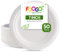 FOOGO Green 50 Platos Desechables de Fibra de Caña de Azúcar, 18 cm, para Postres y Entrantes, Biodegradables, Compostables, Picnic, Fiesta, Platos Redondos y Resistentes de Papel para Aperitivos