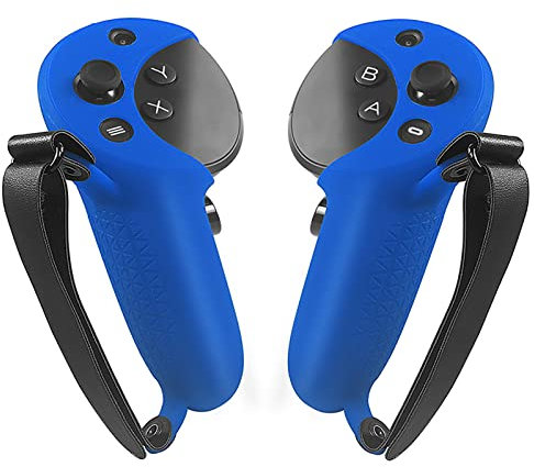 LICHIFIT Handle Grip Cover Silikon Schutzhülle für Meta Quest Pro VR Game Griff Ersatz Zubehör Sleeves mit verstellbarer Handschlaufe