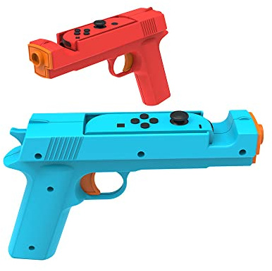 Gun Grip pour Switch NS/NS OLED pour Switch Jeux de tir, Poignée en forme de pistolet Sense Joystick Manette de jeu Périphériques à induction Grip Gamepad Joypad Accessoires