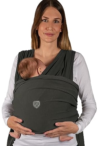 Koala Babycare Fascia neonato porta bebè - Cuddle Band 2.0 Ancora più Resistente – Fascia per neonati in cotone organico testata fino a 15 kg - Facilmente Regolabile e Unisex