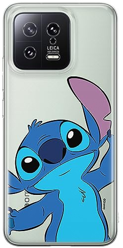 ERT GROUP Handyhülle für Xiaomi 13 Original und offiziell Lizenziertes Disney Muster Stitch 018 optimal an die Form des Handy angepasst, teilweise transparent