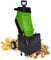 HLGKBY 2400W Garden Shredder, Max 39mm Capacity, 50L Collection Box, Silent Crushing Shredder, Adjustable Cutting Size, Shredders and Chippers with Transport Wheel