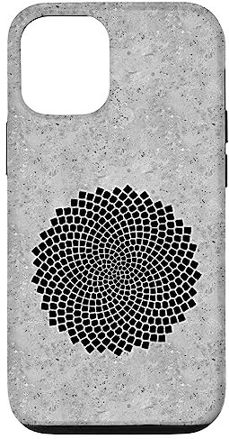 Hülle für iPhone 12/12 Pro Sonnenblumen, Samen, Fibonacci, Phi, Goldener Schnitt, Mathe