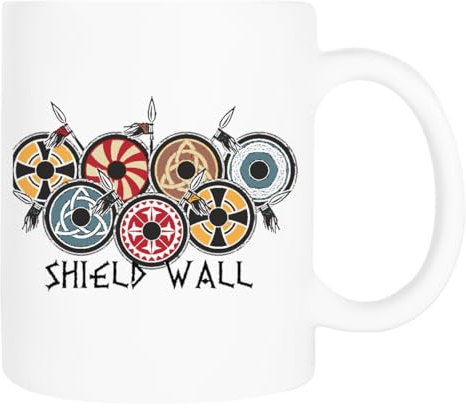 Shield Wall Tasse En Céramique Tasse Classique Blanche