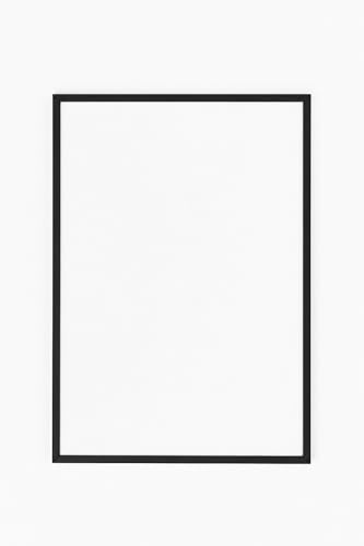 Praxisschild DIN A6 Hoch Schwarz – Apollo Wandschild aus Aluminium mit Acrylscheibe, austauschbares Namensschild für Praxis, Büro & Kanzlei