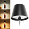 hopanrel Wireless Bottle Lamp,Touch Table Lamp for Any Bottle, 3 Color Temperature - Cordless Night Light,Use for Family,Restaurant & Bar,Gifts for Bithday Christmas (Black)