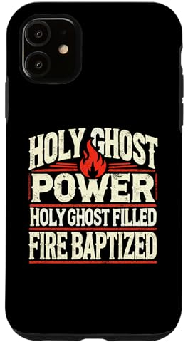 Coque pour iPhone 11 Pouvoir du Saint-Esprit Foi chrétienne