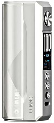 VOOPOO Drag M100S Vape Mod (Pearl White) - [Requires 18650 or 21700 Battery - Sold Separately] 100w, Threaded 510 Connection, Multiple Modes, MTL and DTL Vaping, USB Type-C - Nicotine Free