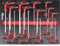 Mephisto Werkzeugeinlage Werkzeug Set Pro Line Werkstattwageneinlage mit Innensechskant-Innensechsrund-Set in Soft Inlay in Carbonoptik