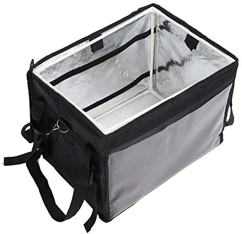 TIKATARER Catering-Tasche, Isolierte Lebensmittel-Liefertasche, Lebensmittel-Wärmetasche mit Großem Fassungsvermögen, Lebensmittel-Liefer-Rucksack, Lebensmittelwärmer-Tasche mit