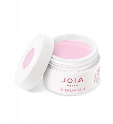 JOIA Vegan Base Coat UV/LED Nagellack Gel für Nagelstudio DIY Home BB cream Milky Rose Rosa 50 ml