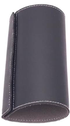 Ronyme Gas Bottle Cover Gas Canister Sleeve Solid Portable Simple Using Gas Cylinder Tank Cover Gas Tank Cover for Hiking Picnic, Black