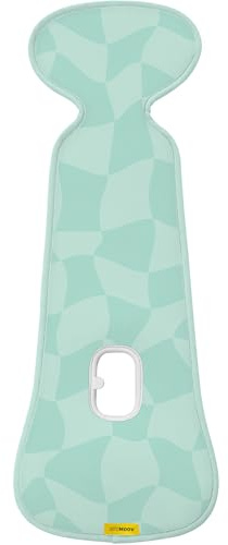 Aeromoov - Baby Sitzauflage Air Layer - Einlage Für Autositz oder Kinderwagen - Gruppe 1 - Antischwitz Sommerbezug - Bio-Baumwolle - Cute Cubes
