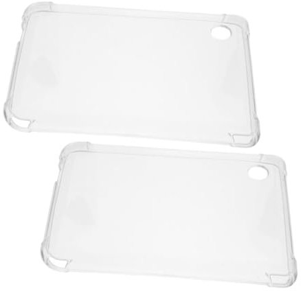 HOMSFOU 2 Pièces Cas D'ebook Couverture De Lecteur D'ebooks Couvertures De Lecture Électronique Pochette De Protection pour Livre Électronique Housse De Liseuse Silicone Souple Transparent