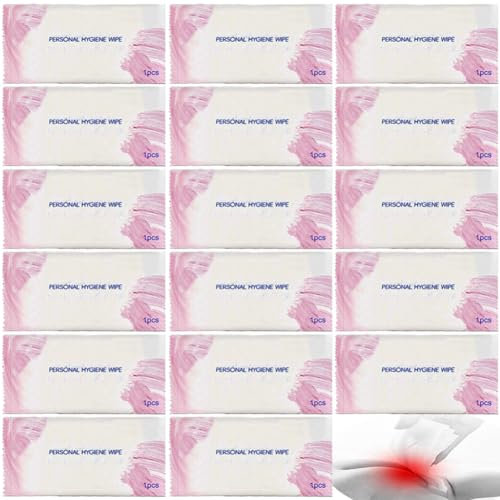 Lot de 50 lingettes de toilette humides de luxe emballées individuellement, respectueuses de la peau pour femmes, pour soins des adultes, papier toilette humide pour la maison, l'extérieur, usage