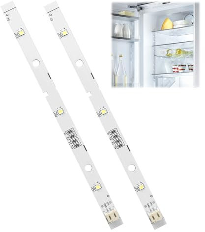 Tira de Luz LED para Frigorífico RONGSHENG/HISENSE E349766 MDDZ-162A 1629348 152922, DC 12V 2W Luces LED Tira Repuesto para Neveras, iluminación Tiras para frigoríficos, Blanco Frío