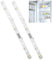 Tira de Luz LED para Frigorífico RONGSHENG/HISENSE E349766 MDDZ-162A 1629348 152922, DC 12V 2W Luces LED Tira Repuesto para Neveras, iluminación Tiras para frigoríficos, Blanco Frío