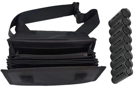Münz-Organizer-Tasche – Münzspender mit 8 Schlitzen – robuster Gürtel und für und Paare