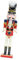 GAOFESA Elegante set schiaccianoci in legno robusto 40 cm decorativo soldati di Natale accessorio per un festival atmosfera domestica legno schiaccianoci decorazione