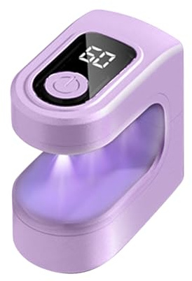 UV-Licht für Gel-Nägel Tragbare LED-Nagellampen mit schneller Aushärtung | Kleine Phototherapie-Leuchte für Salon, Zuhause, Mädchen, Frauen, Praxis und Reise