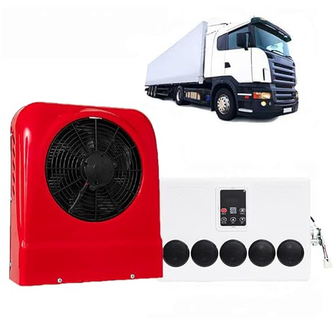 Climatiseur vertical de voiture 12/24 V, fréquence variable intelligente, chauffage et refroidissement pour camions, véhicules d'ingénierie, chariots élévateurs, grues
