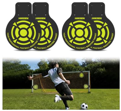Hikeen 4PCS Fußballtor Ziel Starke magnetisches Fußball-Ziele für Tore Fussballtor Ziele ideal für Schusstraining