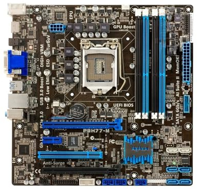 Fit For ASUS H77 Motherboard P8H77-M PRO LGA 1155 Socket For Intel 2nd And 3rd Gen Core I3 I5 I7 Processors Supports 4 DDR3 RAM Slots computer motherboards