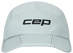 CEP Running Cap Unisex – atmungsaktive Laufmütze mit flexiblem Schirm – leichte Faltbare Sportkappe für Herren & Damen mit UPF 50+ Schutz