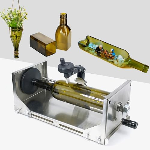 Kit coupe-bouteille en verre – Outil polyvalent pour bouteilles rondes et carrées avec une précision de coupe améliorée