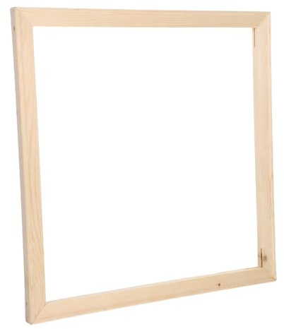 COOLHIYA Spannrahmen für Leinwand 40x40cm mit Abnehmbarem Design und Glatten Kanten für Ölgemälde Poster und Heimdekoration