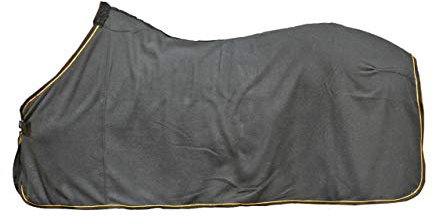 HKM 7901 Abschwitzdecke Polarfleece, Pferdedecke Weidedecke Stalldecke, 75-165