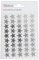 Blick Metallic Silver Star Aufkleber 14mm (135 Aufkleber)