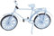 Miniatur-Fahrrad hellblau, ca. 9,5 x 6 cm