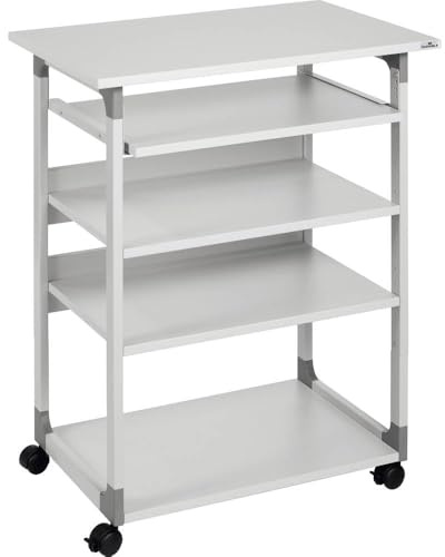 Durable System Computer Trolley 75 VH, grau, 372010 | Stehversion, lichtgrau