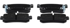 Bosch BP1172 - Brake Pads Car Rear Axle - 1 Set of 4 Pads | Bosch Quality - Reduced Noise and Dust - ECE-R90 Certified - Copper-Free