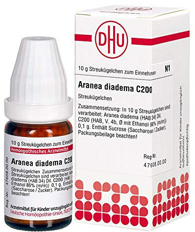 Aranea diadema C200 DHU Globuli, 10 g Globuli