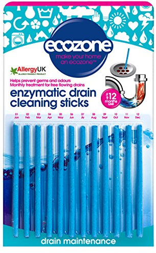 Ecozone | Enzymatic Drain Sticks | 4 x 12 sticks