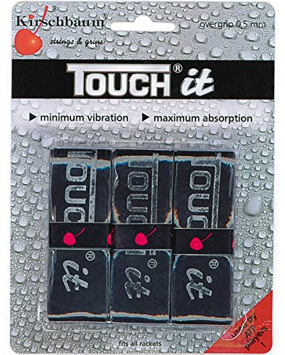 Kirschbaum Overgrip Touch It 3er, Schwarz, 0106000010800100