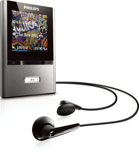 Philips GoGear ViBE SA2VBE08K - Digital player / radio - flash 8 GB - WMA, MP3, APE - video playback - display: 1.5
