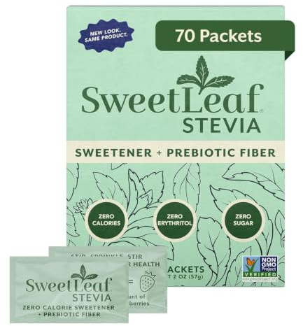 SweetLeaf Natural Stevia Sweetener, 70 Count